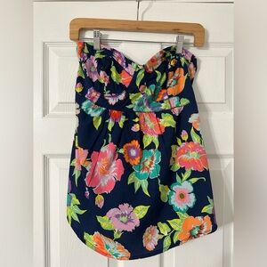 Roxy Floral Strapless Top